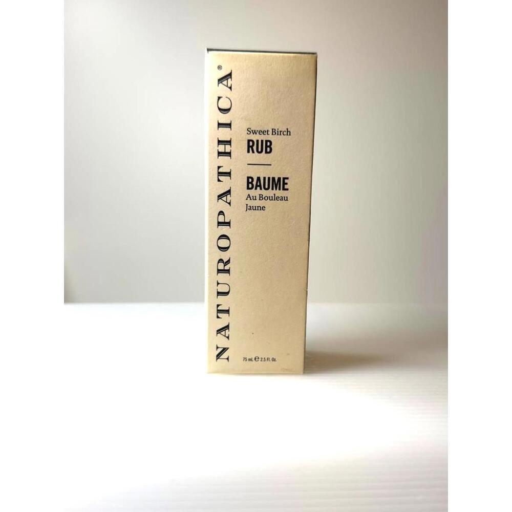 NATUropathica Sweet Birch Rub - Soothing Balm for Muscles